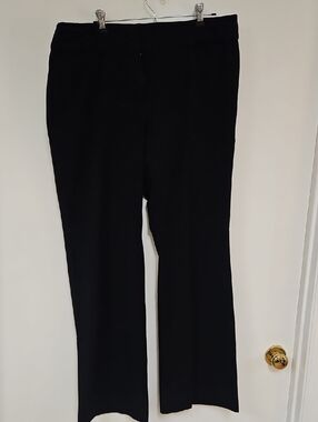 LOFT Black High-Rise Tailored Pants